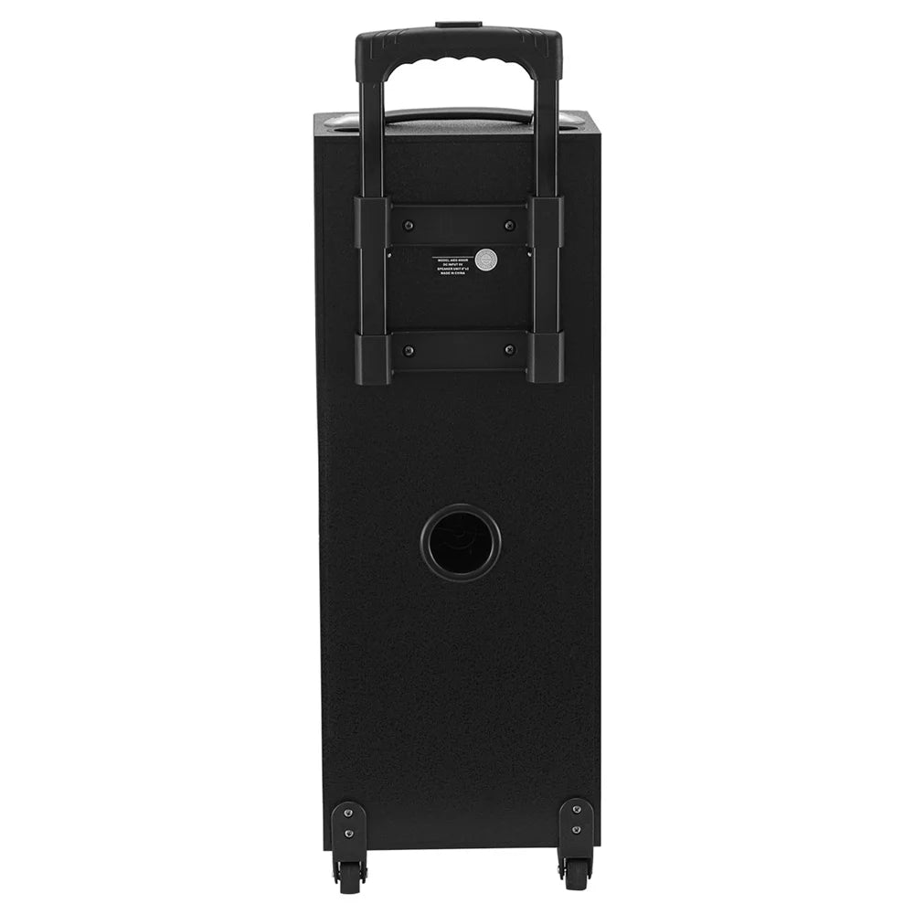 6000W Portable Bluetooth Speaker Heavy Bass Dual 8 " Subwoofer Sound System Party Led Light Rechargeable Outdoor  Speaker