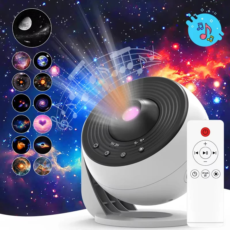 Galaxy Projector Star Projector Planetarium Starry Sky Night Light for Kids Adults Space Ceiling Projectors for Home Decor(Remote Control)