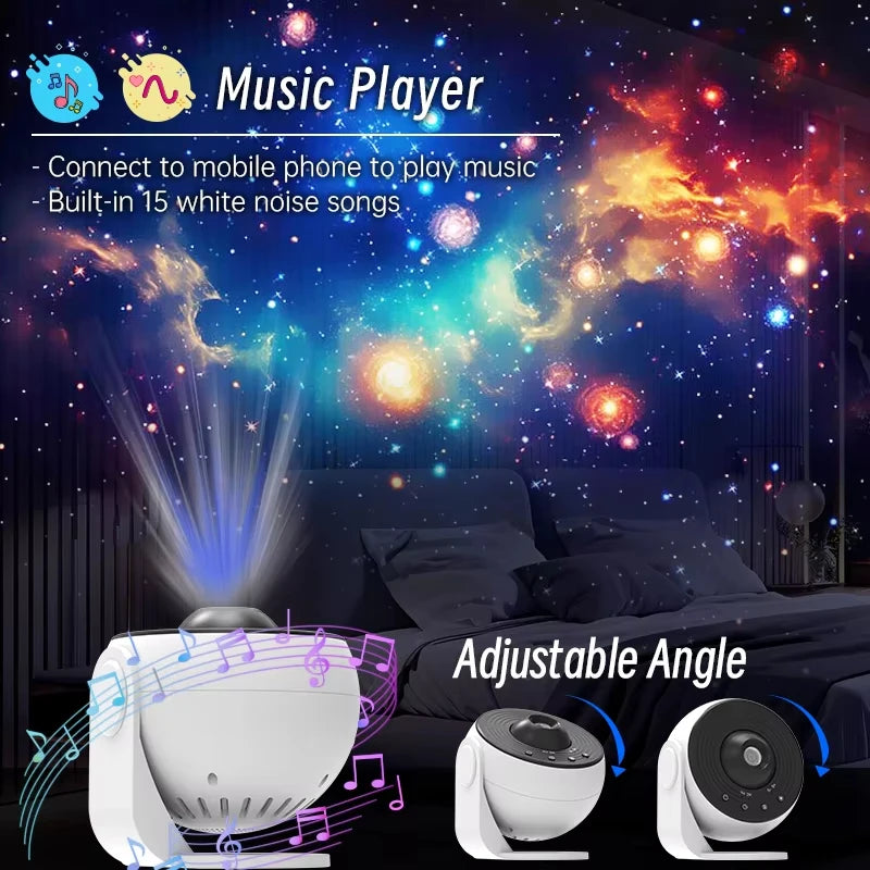 Galaxy Projector Star Projector Planetarium Starry Sky Night Light for Kids Adults Space Ceiling Projectors for Home Decor(Remote Control)