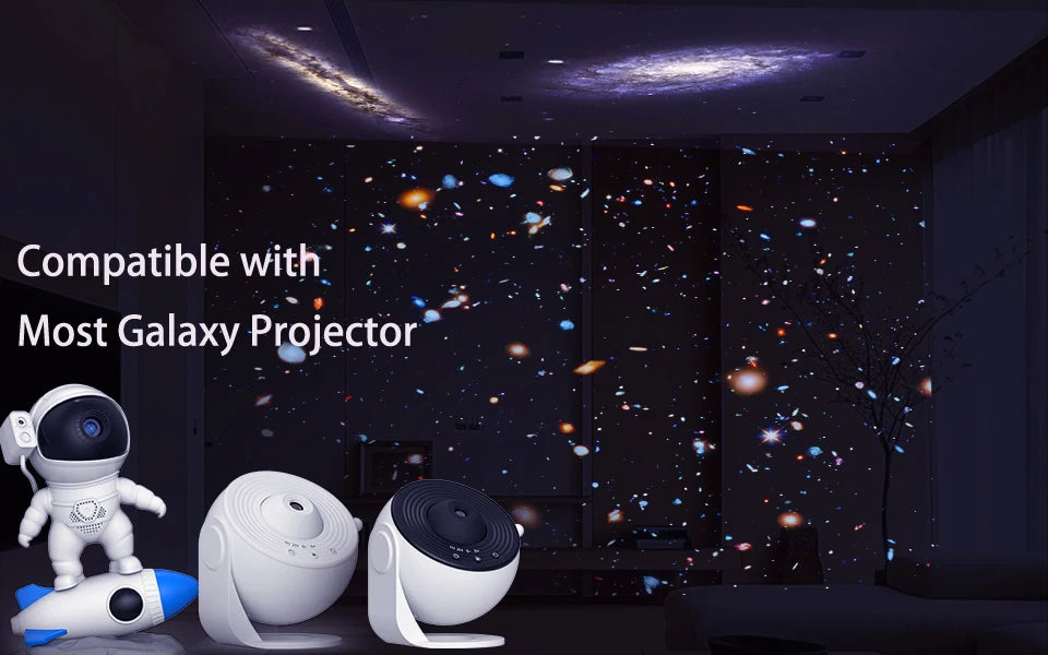 Night Light Galaxy Projector Starry Sky Projector Planetarium Lamp 6 Pack (Projector Not Included)