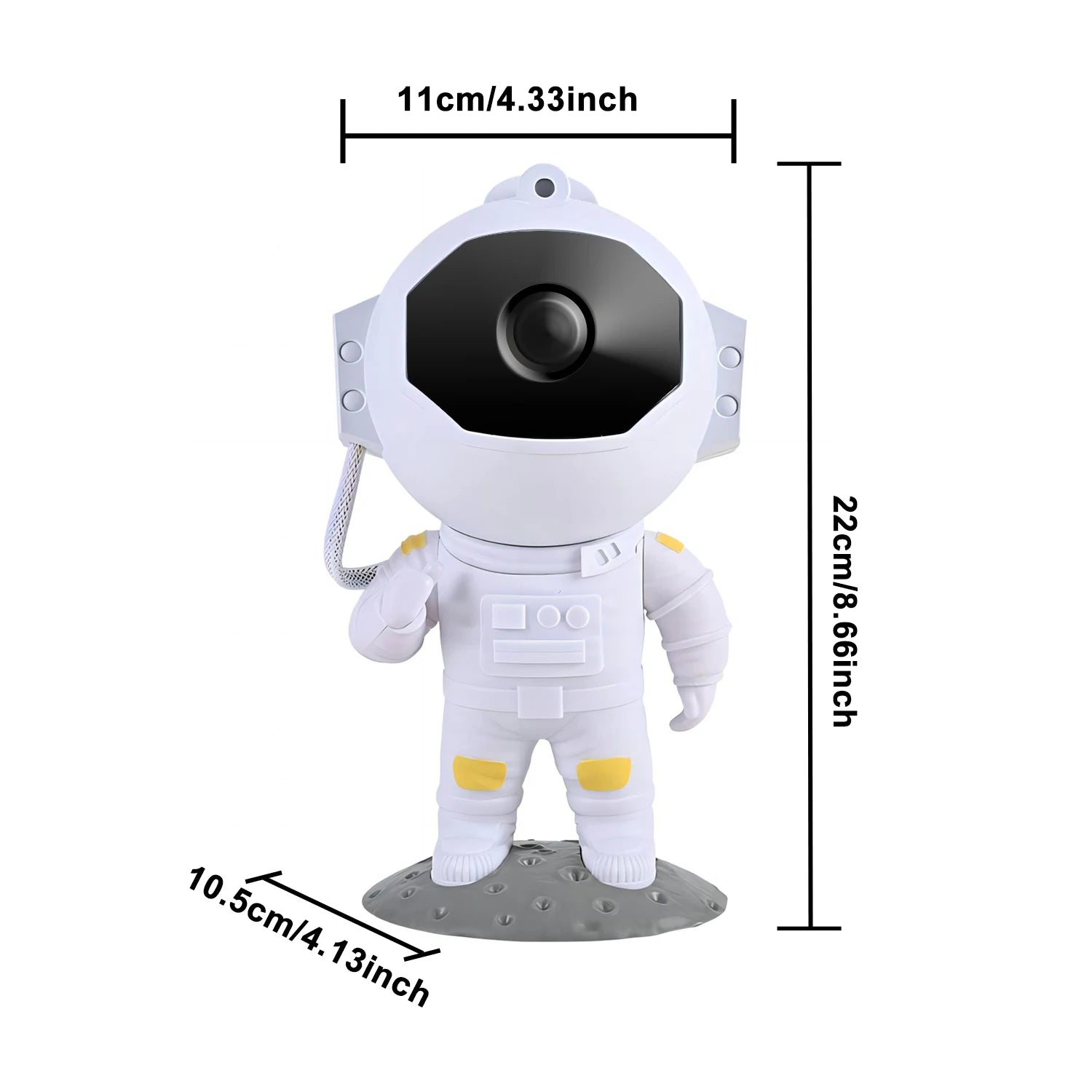 Astronaut Dynamic Starry Night Lamp Galaxy Northern Lights Projector Lamp With Remote Control Suitable For Children's Bedroom