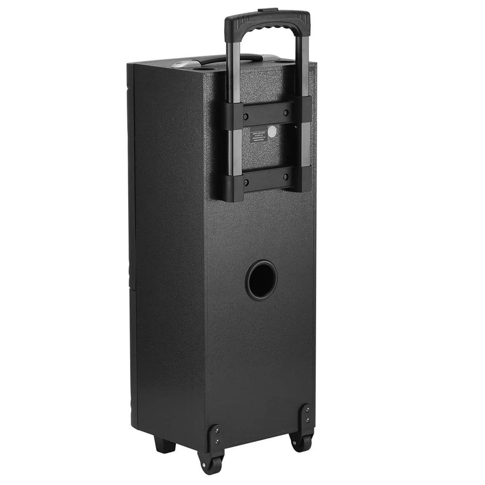 6000W Portable Bluetooth Speaker Heavy Bass Dual 8 " Subwoofer Sound System Party Led Light Rechargeable Outdoor  Speaker