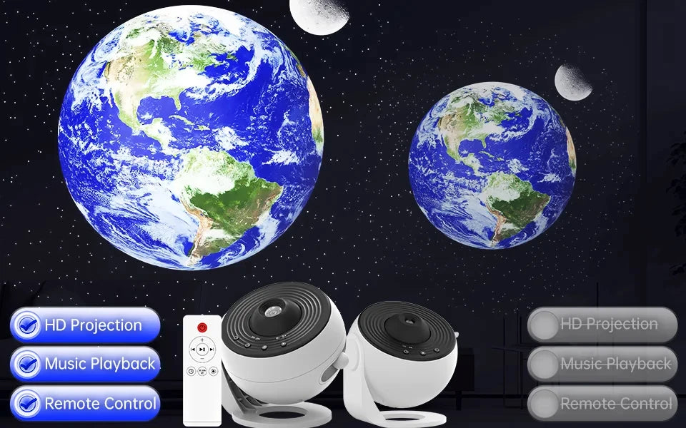 Galaxy Projector Star Projector Planetarium Starry Sky Night Light for Kids Adults Space Ceiling Projectors for Home Decor(Remote Control)