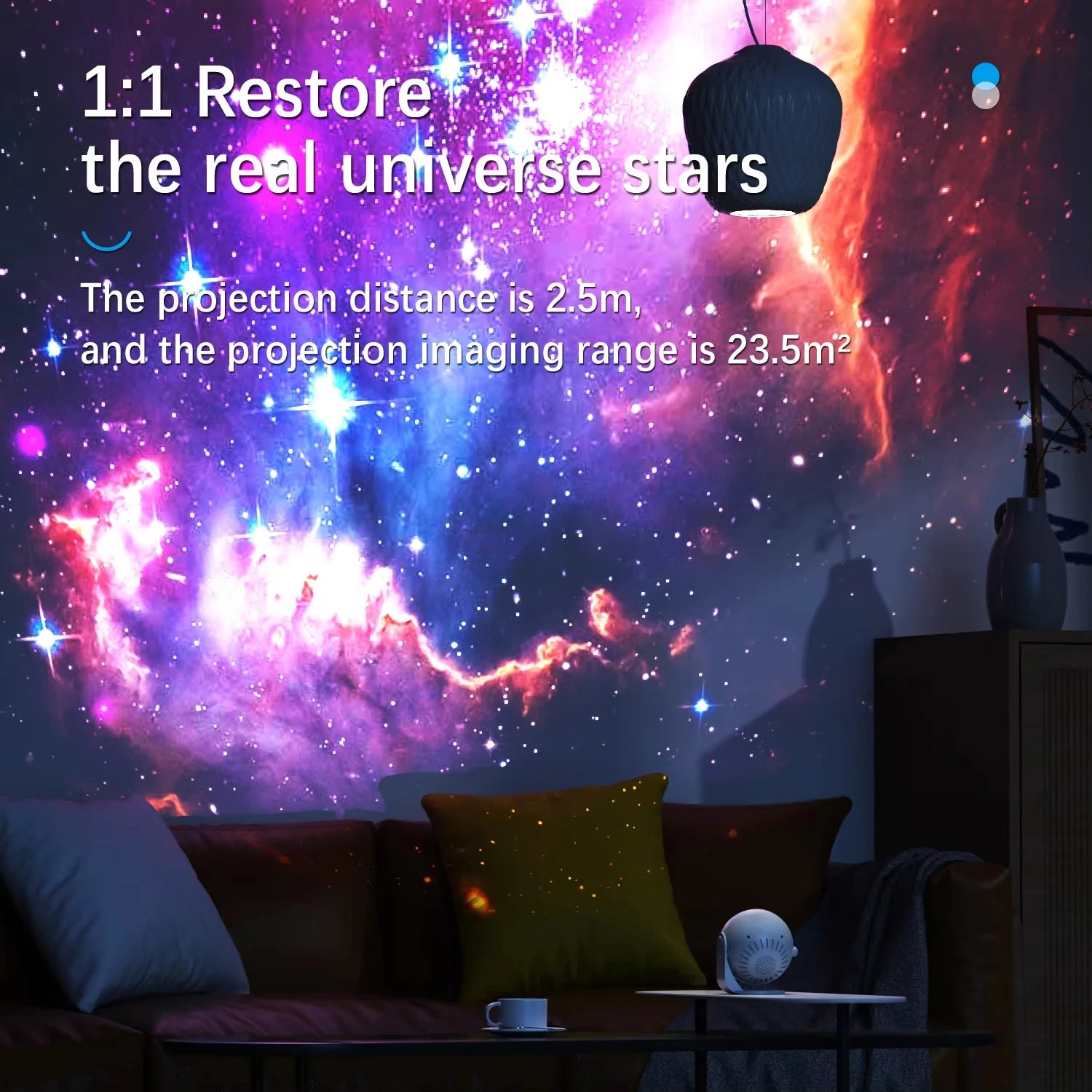 Galaxy Projector Star Projector Planetarium Starry Sky Night Light for Kids Adults Space Ceiling Projectors for Home Decor(Remote Control)