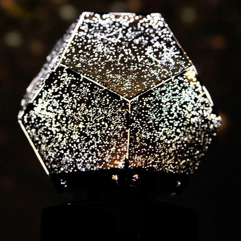 LED Starry Sky Projector Night Lights 3D Projection Night Lamp USB Charging Home Planetarium Kids Bedroom Decor Room Lighting