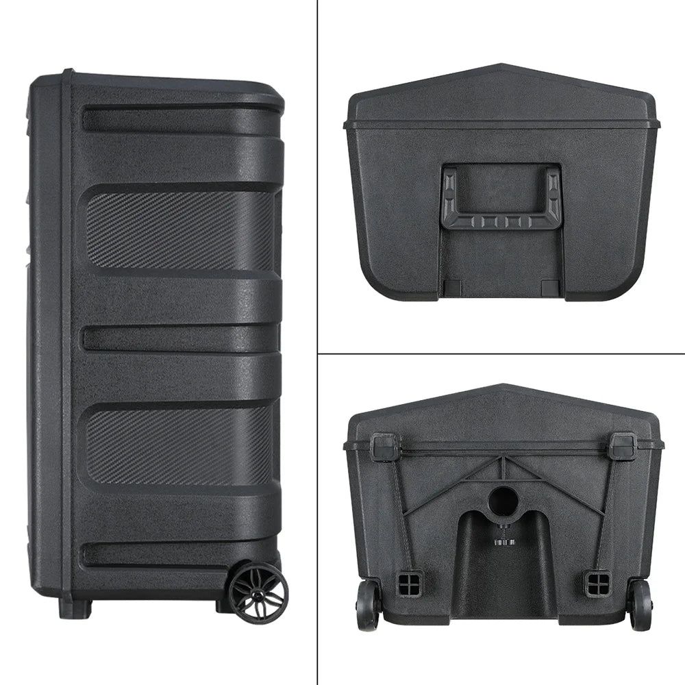 Loud Portable Bluetooth Party Speaker 15" Subwoofer  Sound System Dj Karaoke RGB Light Rechargeable Outdoor Speaker with Mic